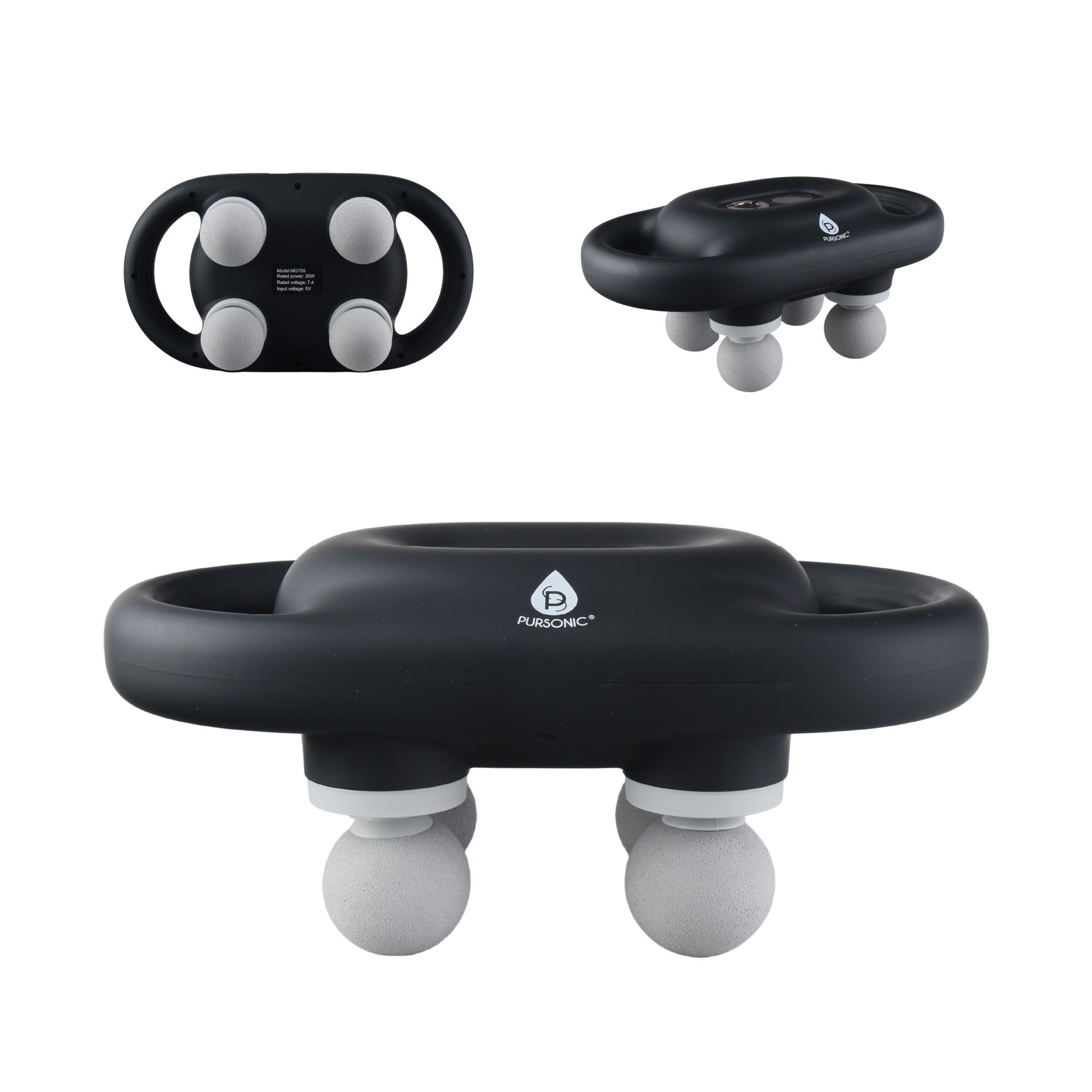 Recovery Essential: 9-Speed Massage Gun & Extra Large Microplush Heating Pad