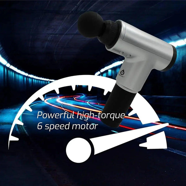 6 Speed Cordless & Rechargeable Professional Massage Gun - Gifts for You 'n Me