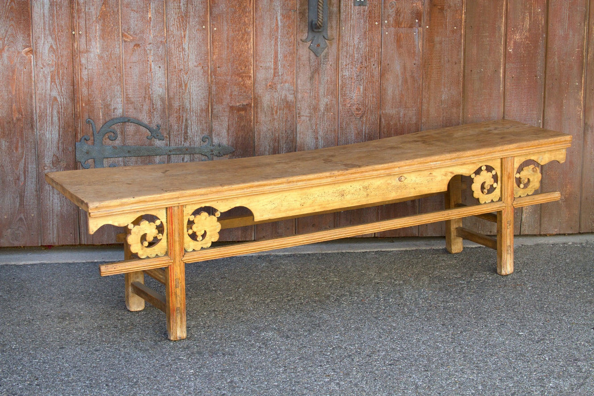 Asian Provincial Elm Bench