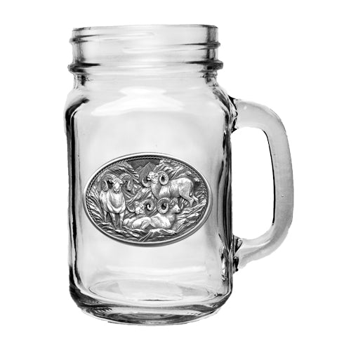 Bighorn Sheep Mason Jar Mug