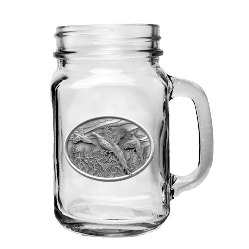 Pheasant Mason Jar Mug