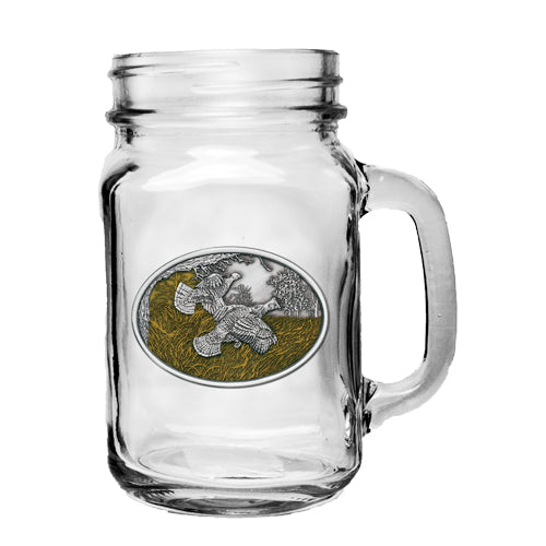 Ruffed Grouse Mason Jar Mug
