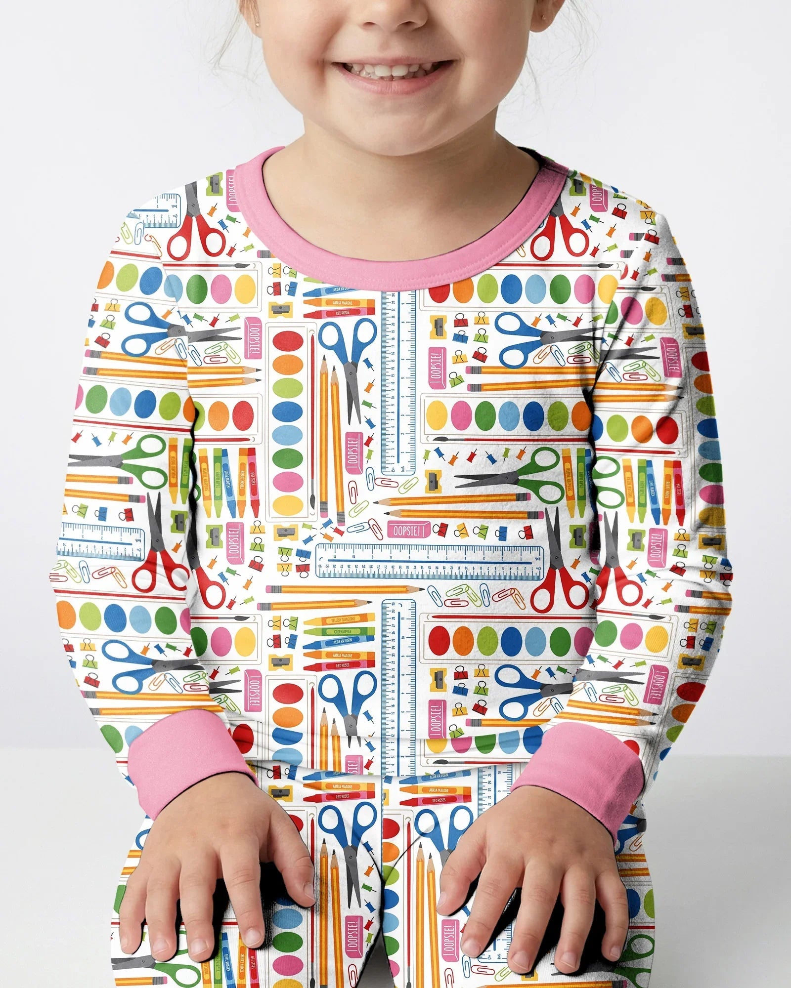 Craft Corner Bamboo Two Piece Long Sleeve Pajama Set