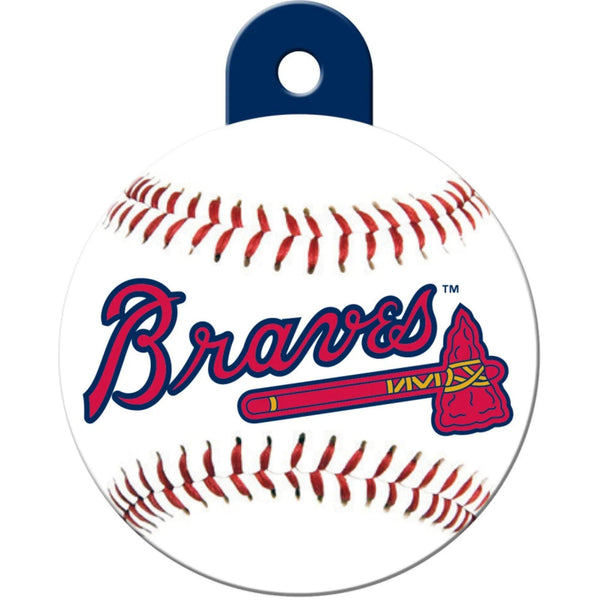 Atlanta Braves MLB Pet ID Tag - Large Circle - Gifts for You 'n Me
