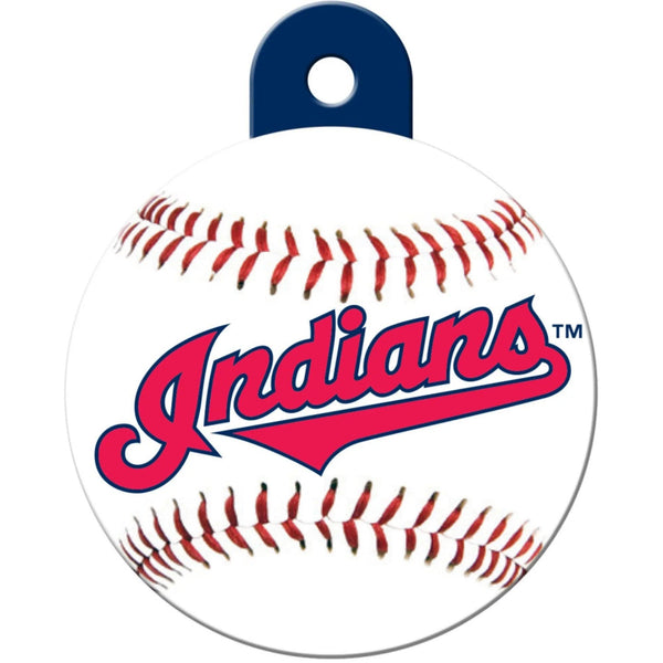 Cleveland Indians MLB Pet ID Tag - Large Circle - Gifts for You 'n Me