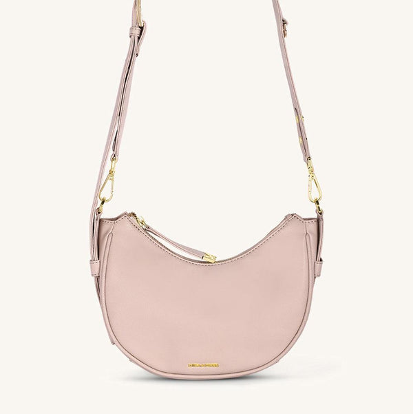 Mira & Moss Sabine Crescent Crossbody Bag - Transcendent Pink