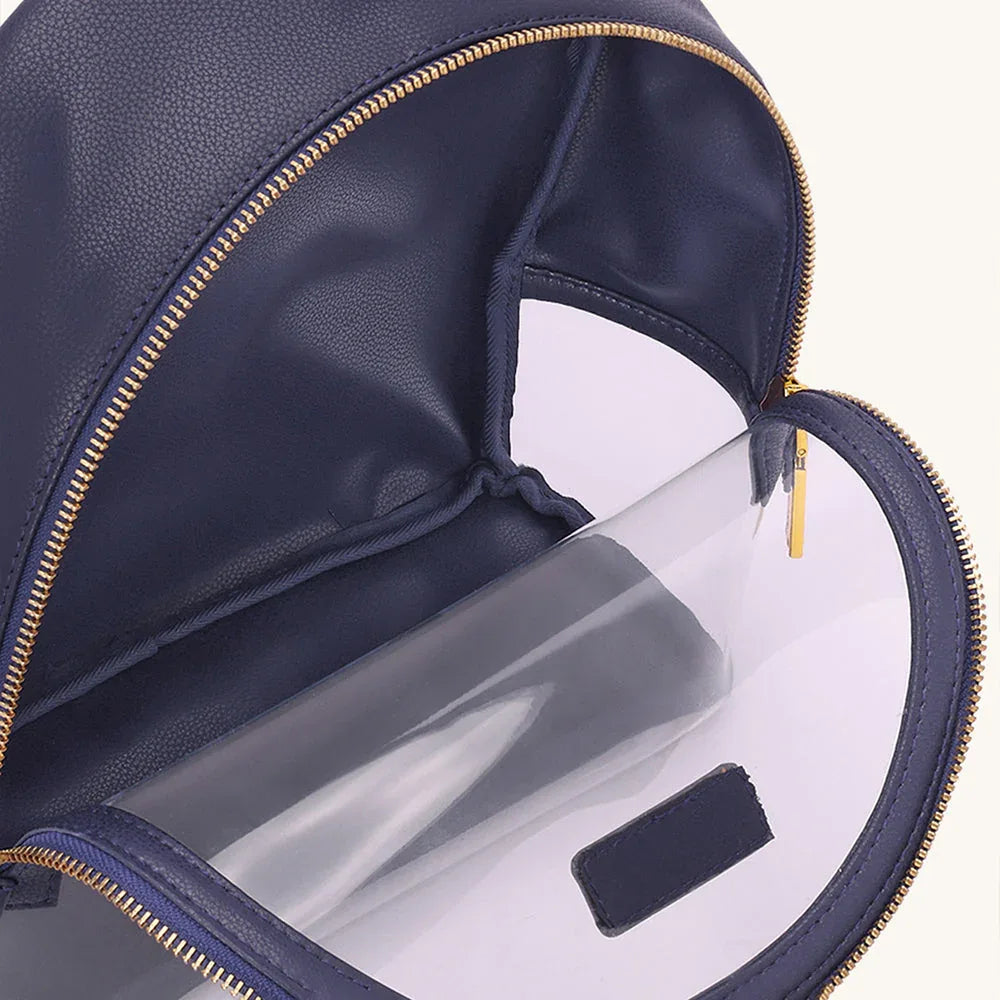 Mira & Moss Francine Clear Backpack - Future Dusk