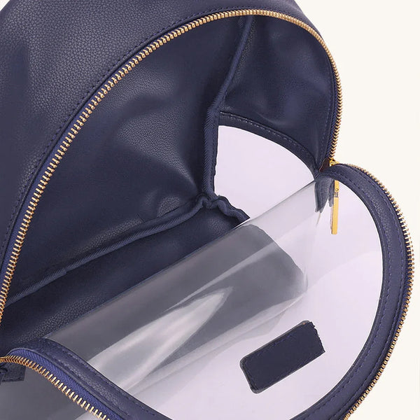 Mira & Moss Francine Clear Backpack - Future Dusk