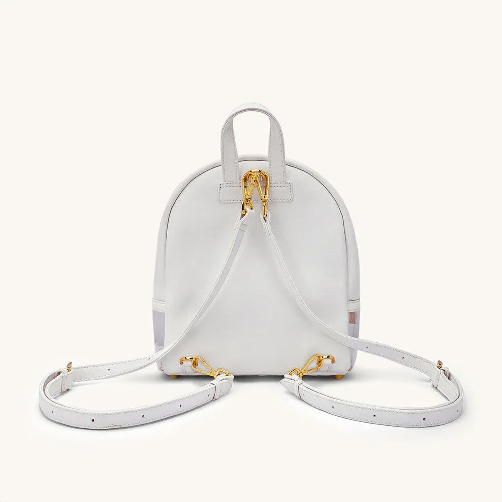 Mira & Moss Francine Clear Backpack - Ivory