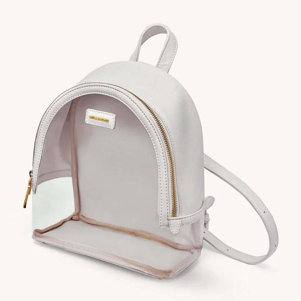Mira & Moss Francine Clear Backpack - Ivory