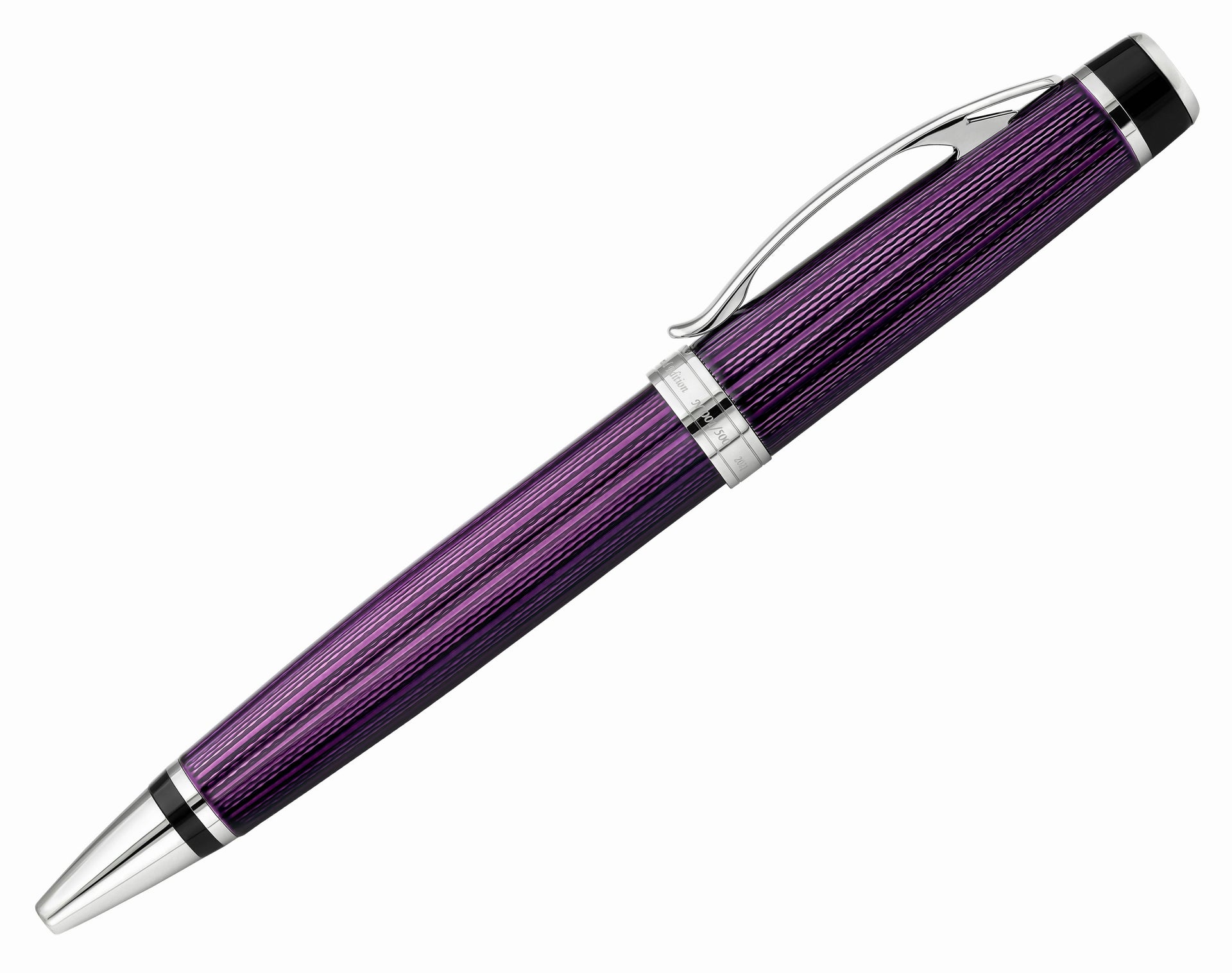 Incognito Purple Diamond-Cut Ballpoint Pen