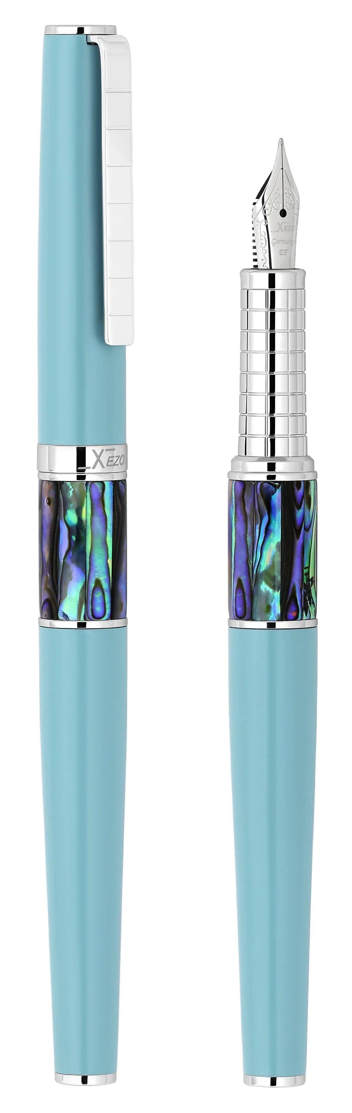 Xezo Speedmaster™ Sky Blue Extra Fine Fountain Pen - Gifts for You 'n Me