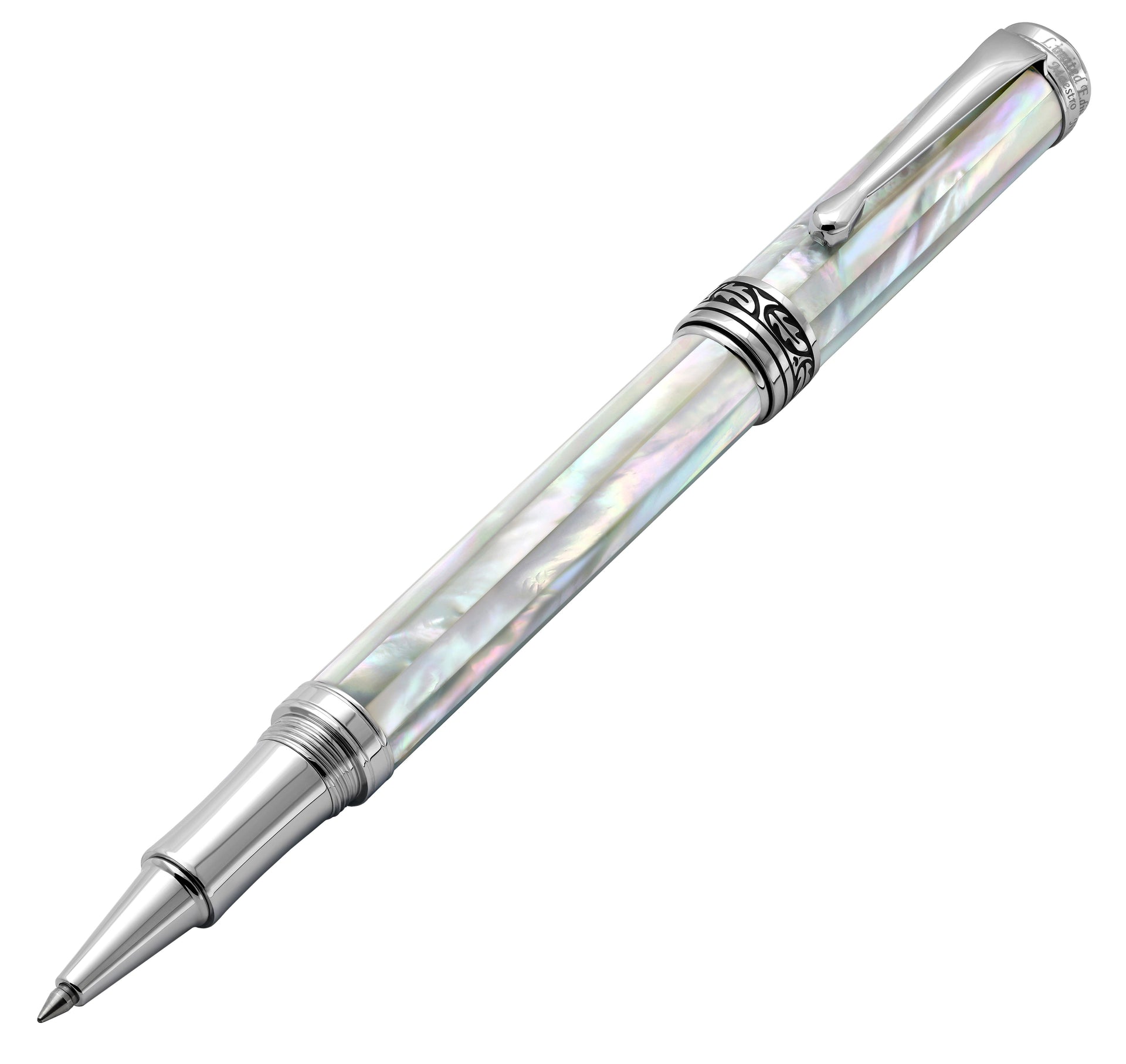 Xezo Maestro® Oceanic White Mother of Pearl Rollerball Pen