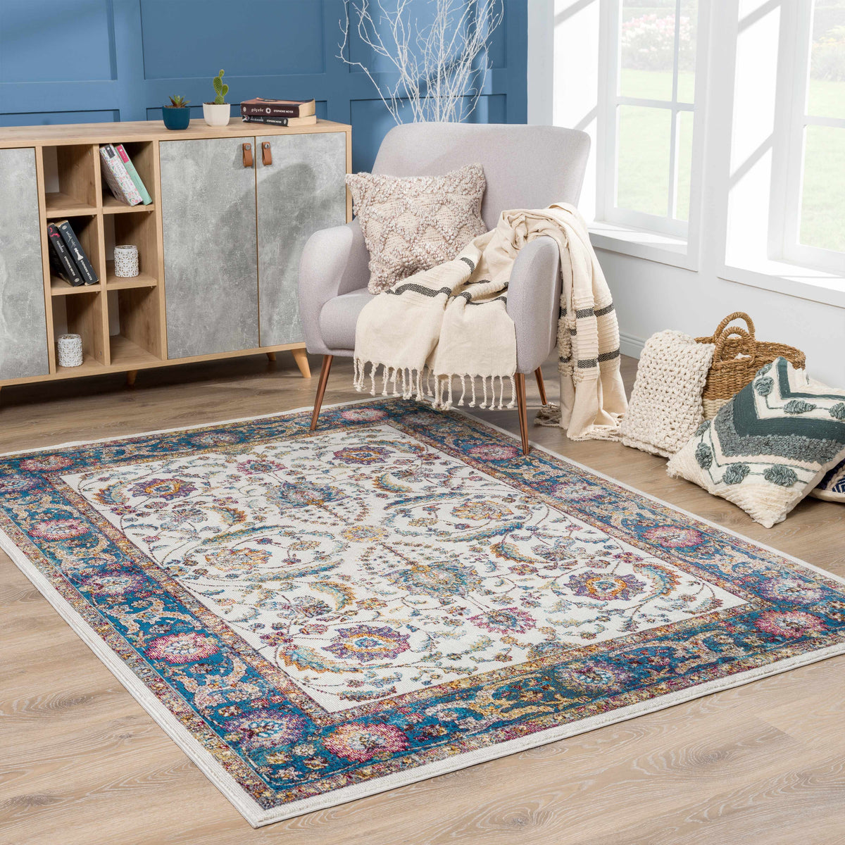 Mardina Colorful Area Rug - Clearance