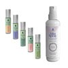 Pursonic Lavender & Sea Salt Mist Spray + 5-Pack Essential Oil Rollerball Set for Daily Wellness & Aromatherapy