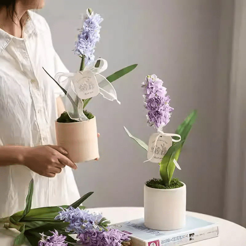 Spring Artificial Hyacinth Stem 16