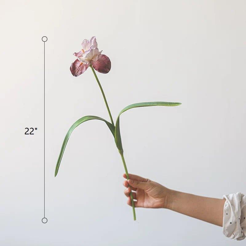 Silk Iris Flower 22