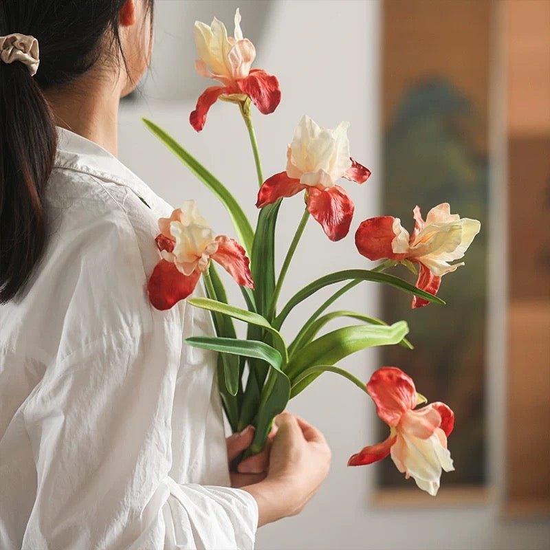 Silk Iris Flower 22