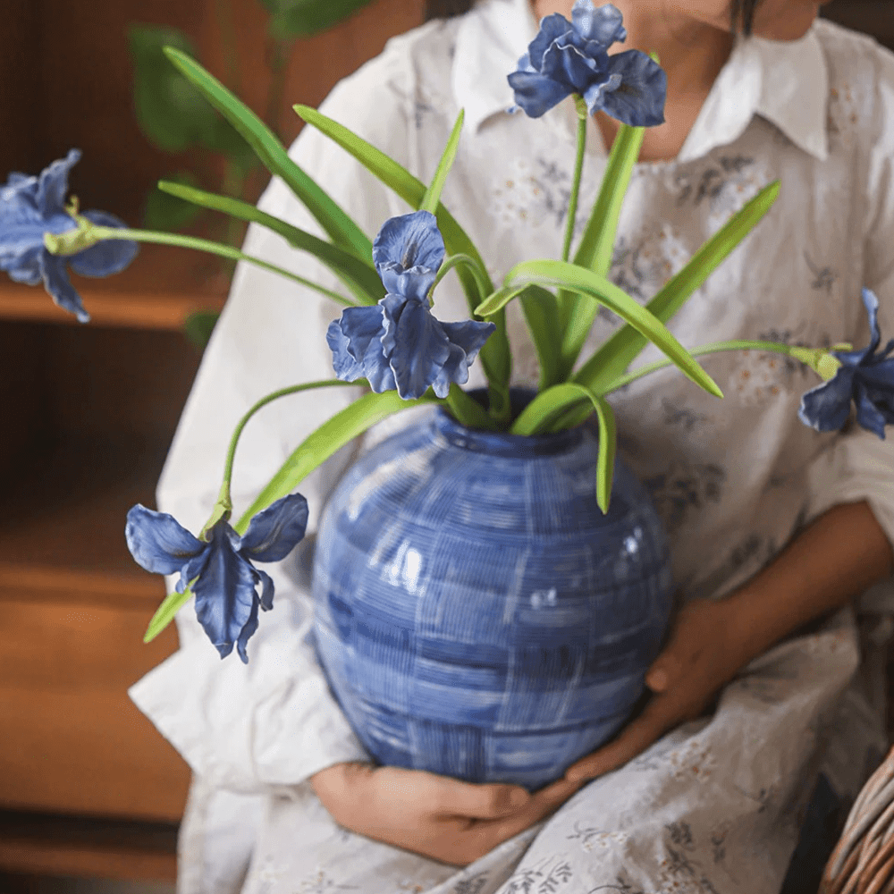 Silk Iris Flower 22