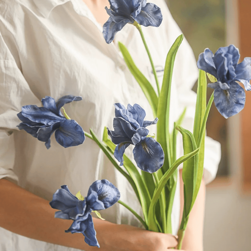 Silk Iris Flower 22