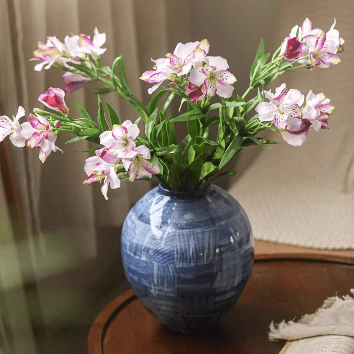 Artificial Peruvian Lily Stem 29.5