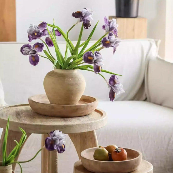 Purple Iris Stem 22