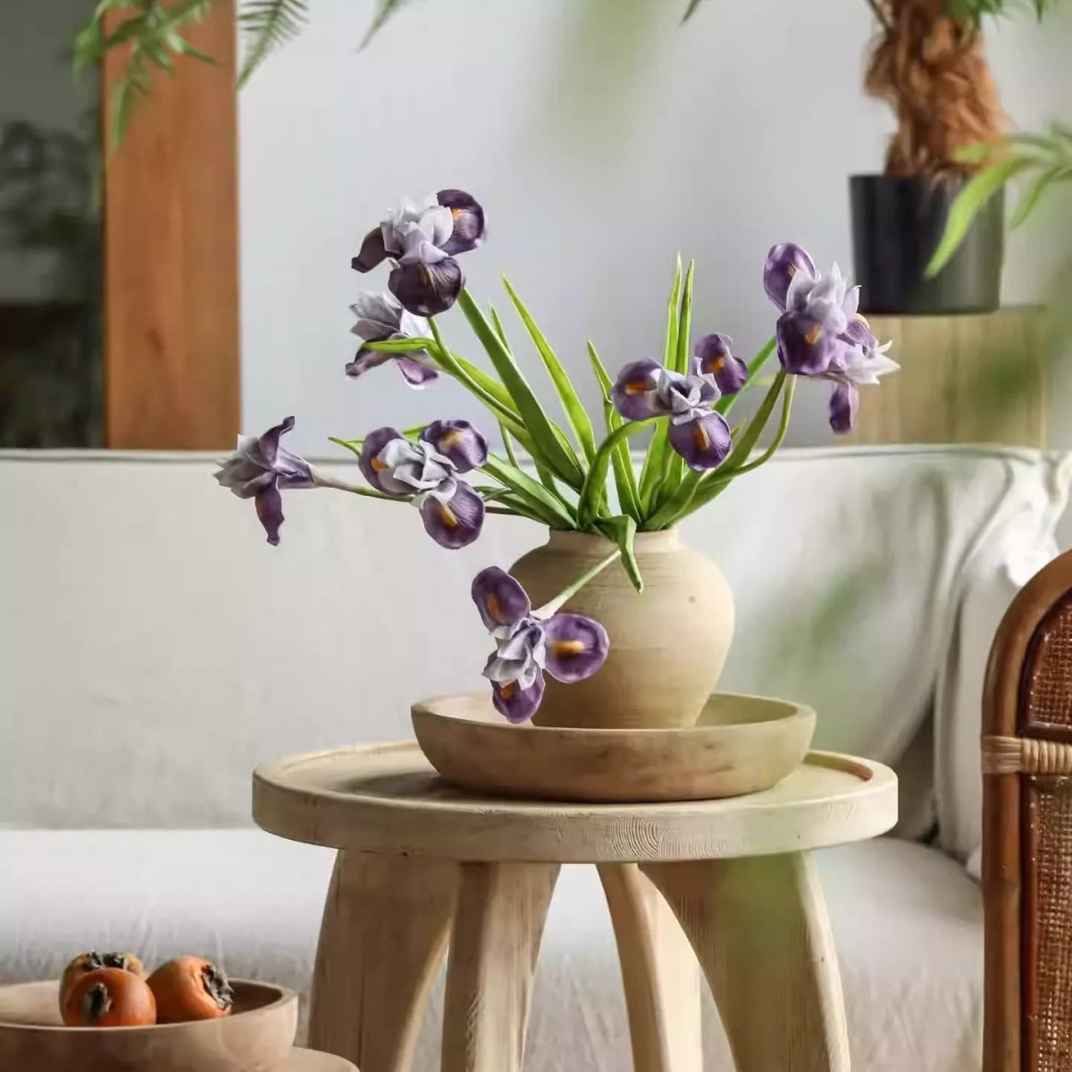 Purple Iris Stem 22