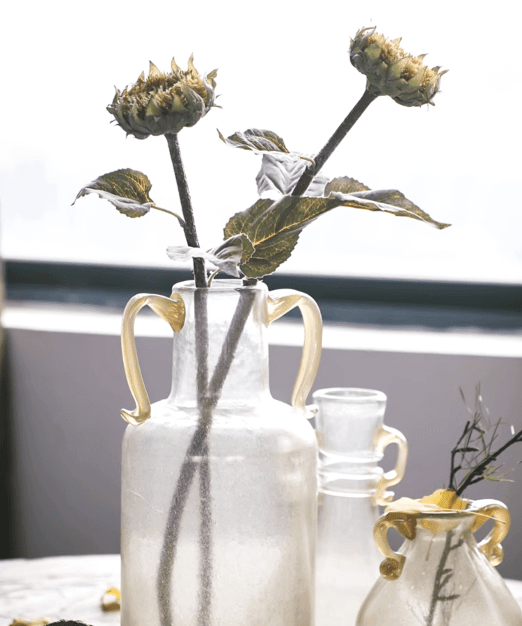 Artificial Small Head Sunflower Stem 23.6