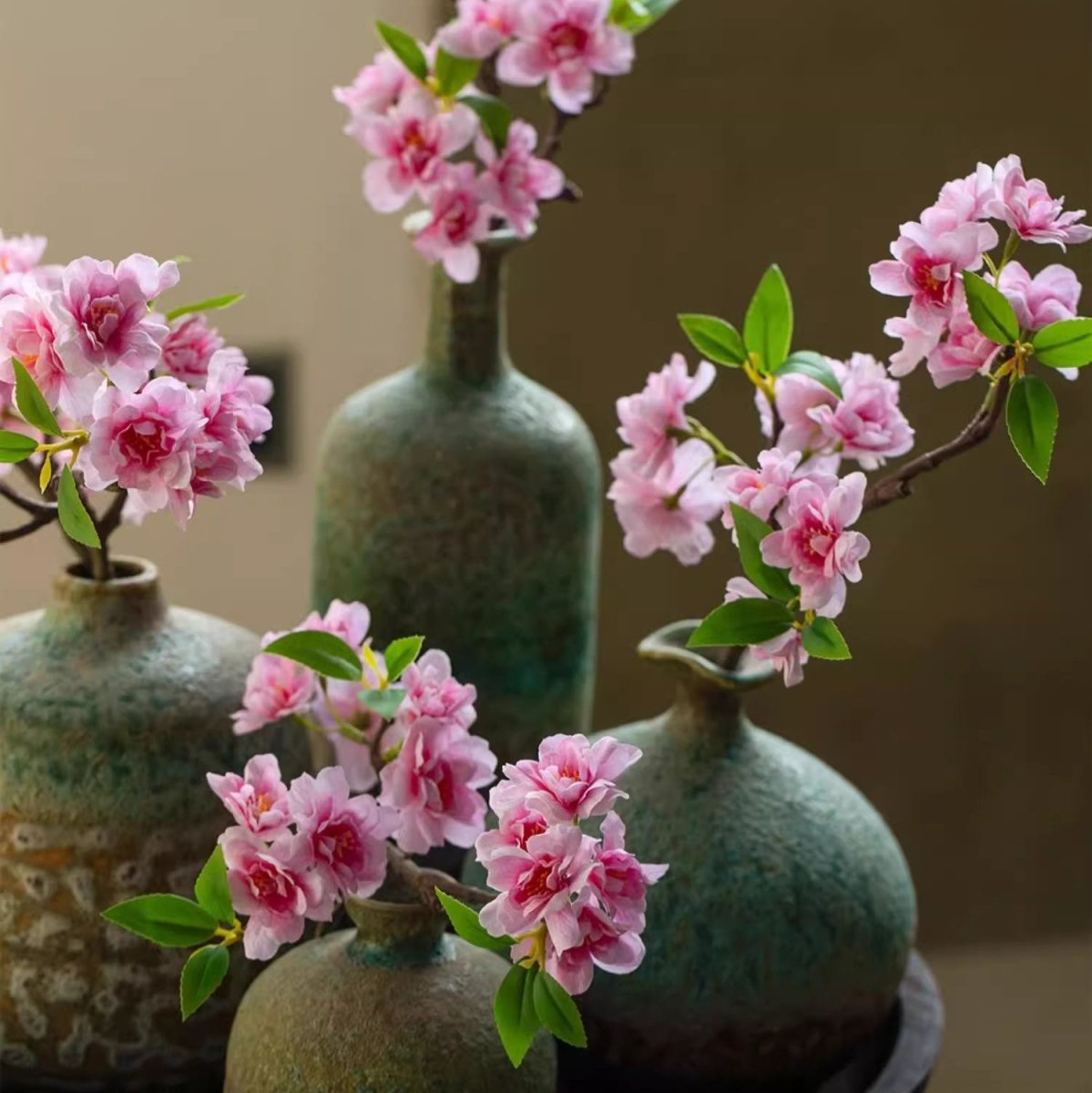 Small Peach Blossom Flower Stem 16.5