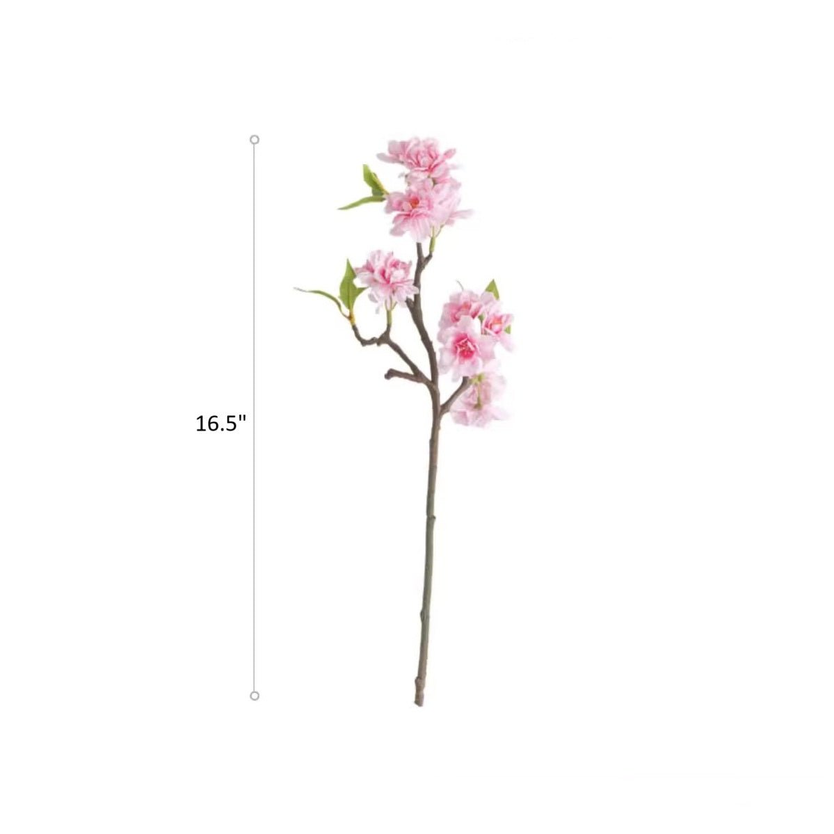 Small Peach Blossom Flower Stem 16.5