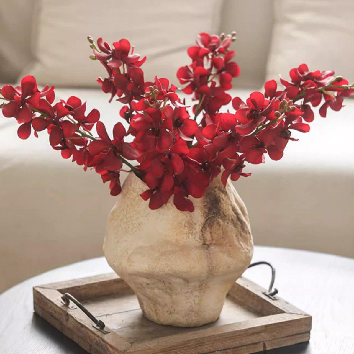 Single Red Orchid Stem 24