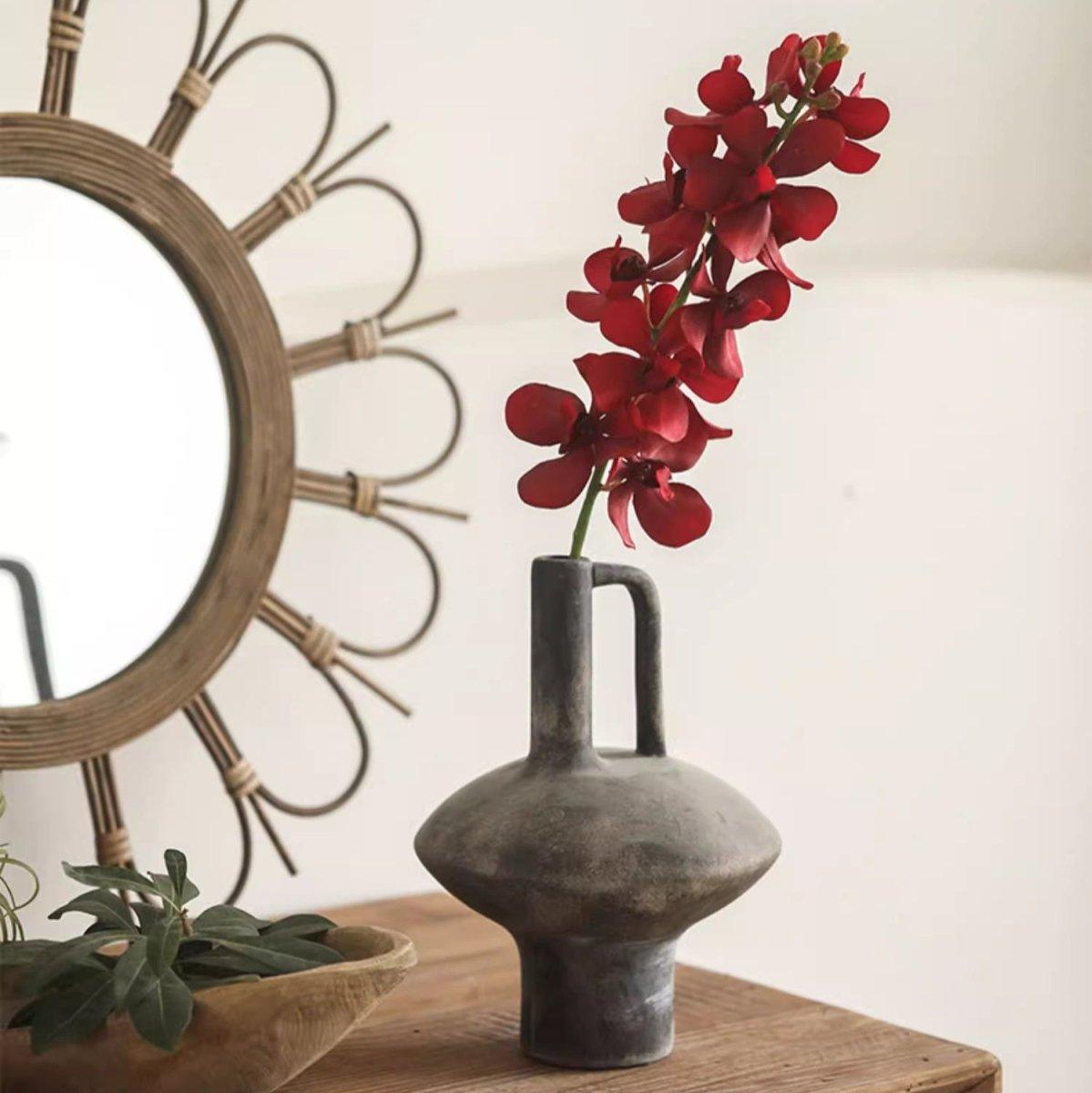 Single Red Orchid Stem 24