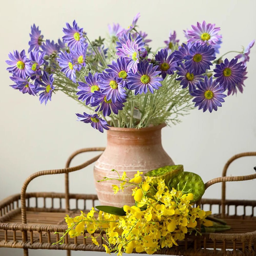 Summer Chrysanthemum Flower Stem in Purple 23.6
