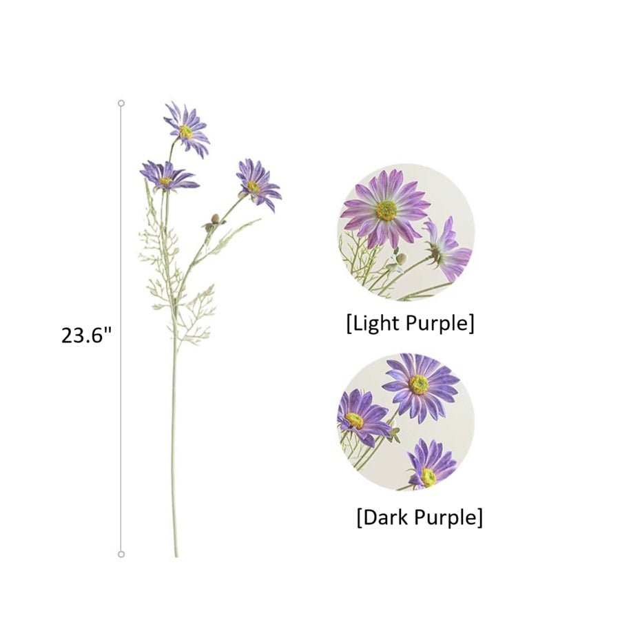 Summer Chrysanthemum Flower Stem in Purple 23.6