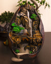 Mountain Temple - Backflow Incense Burner