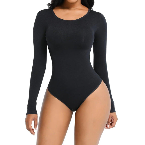 Long Sleeve Tummy Tuck Body Suit - Gifts for You 'n Me