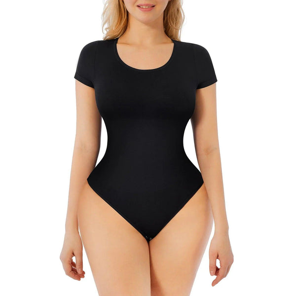 Short Sleeve Tummy Tuck Body Suit - Gifts for You 'n Me