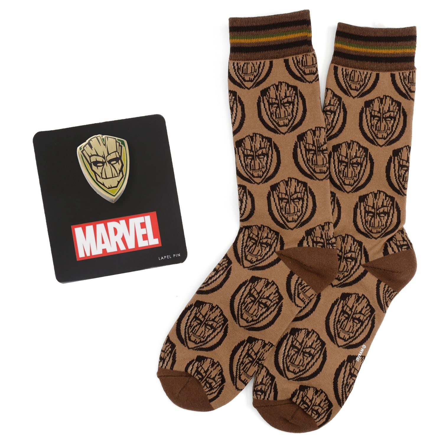 Marvel Guardians of the Galaxy Groot Brown Tonal Gift Set