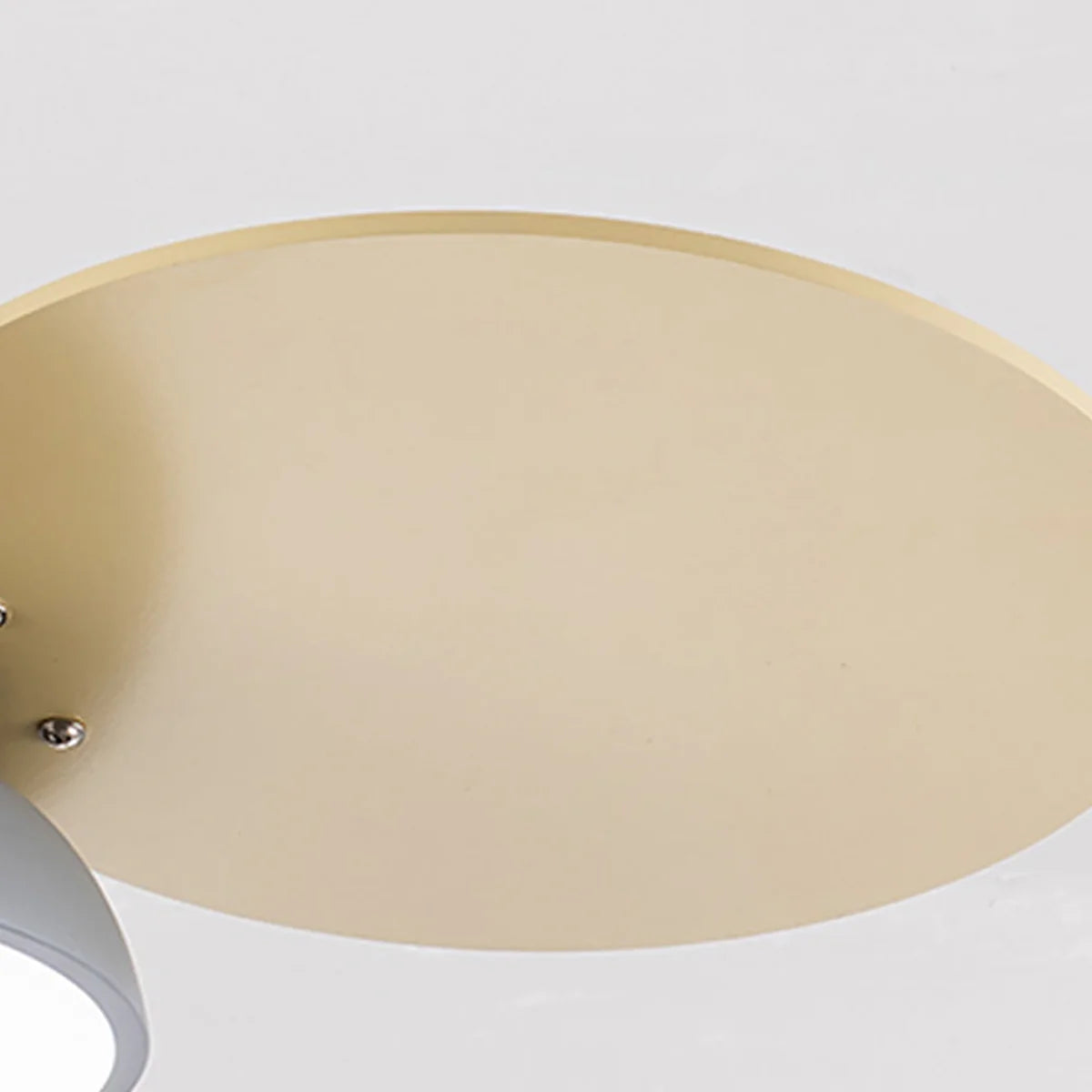 Macaron Colorful Round Ceiling Fan Light