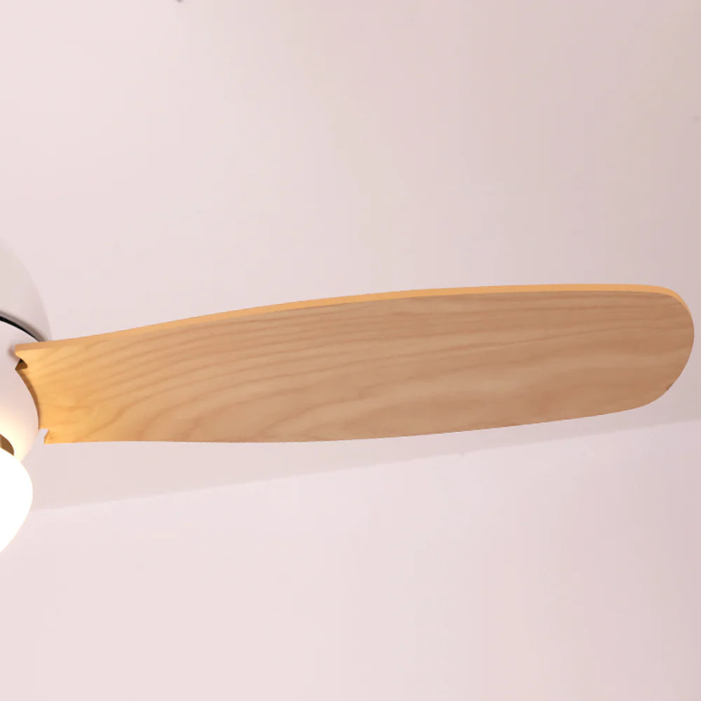 Macaron Wood Art Ceiling Fan Light