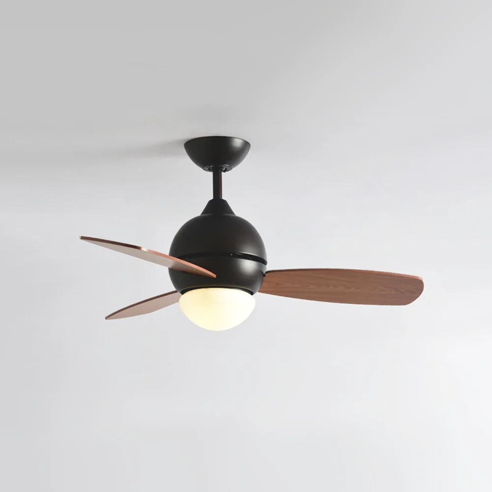 Macaron Wood Art Ceiling Fan Light