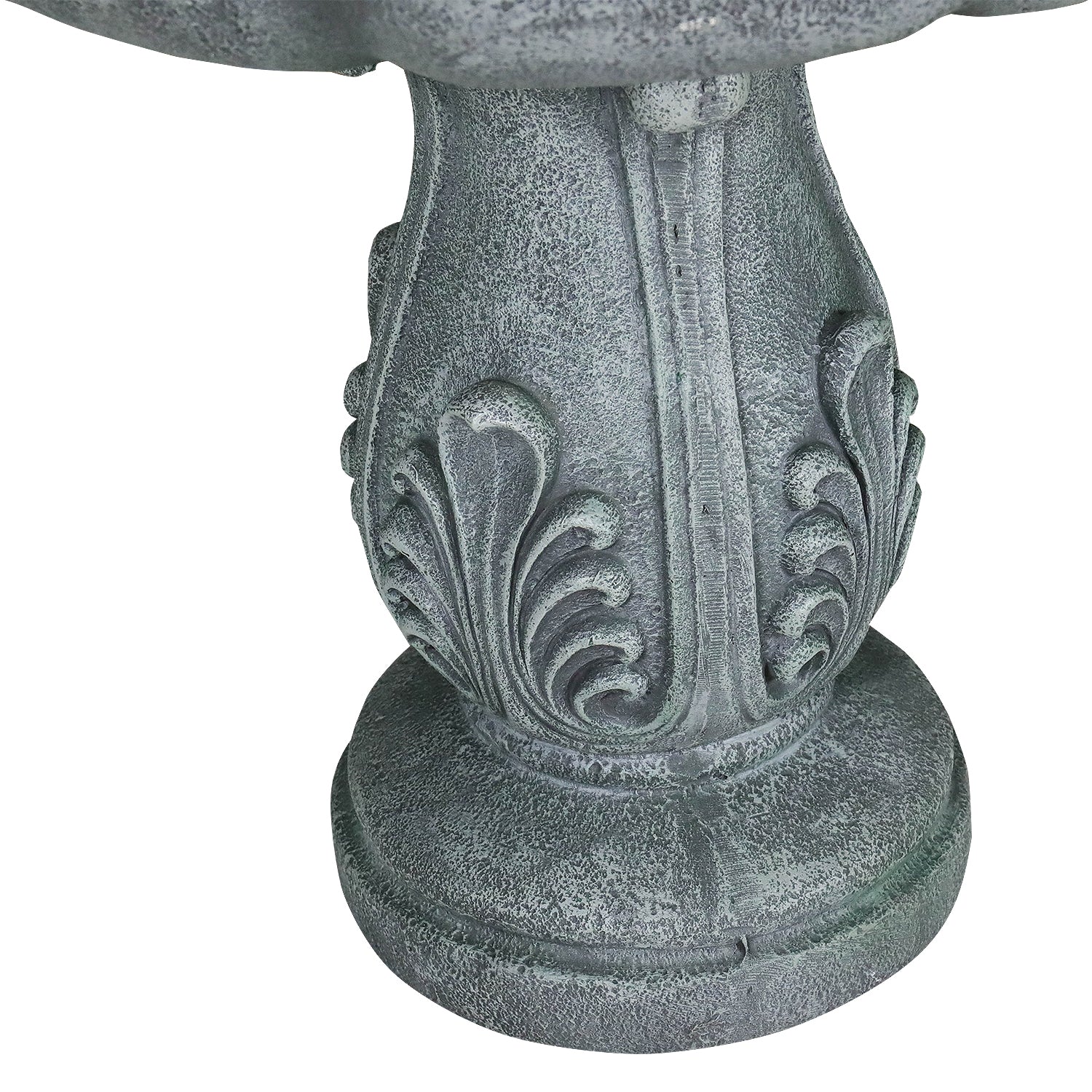 Concrete Pedestal Fountain Ornate 3 Tier Outdoor