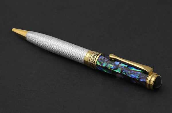 Maestro® 925 Sterling Silver Ballpoint Pen - Paua Abalone Cap - Gifts for You 'n Me