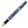 Maestro® Paua Abalone Sea Shell Fountain Pen (Medium Nib) - Platinum Plated