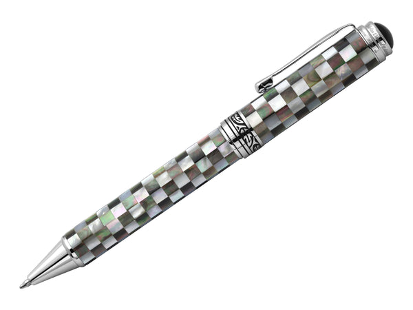 Xezo Maestro® Jubilee Classic of The Ocean Ballpoint Pen - Black & White Mother of Pearl
