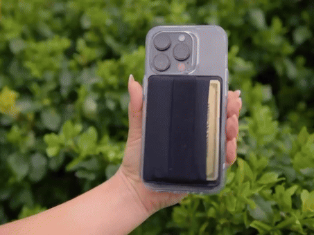 Ultra-Thin MagSafe Wallet with Phone Grip
