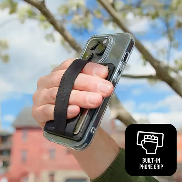 Ultra-Thin MagSafe Wallet with Phone Grip