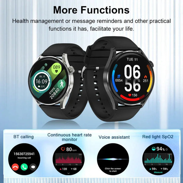 Smart Watch Fitness Tracker with Heart Rate Blood Oxygen Blood Pressure Sleep Monitor 100 Sports Modes Step Calorie Counter Activity Health Trackers IP68 Waterproof - Gifts for You 'n Me