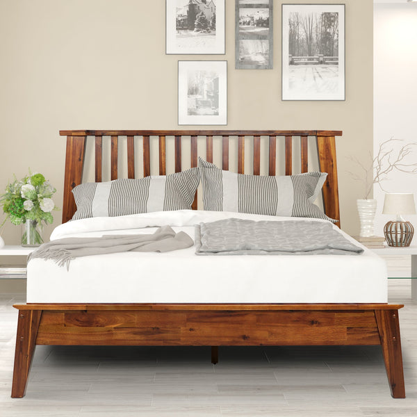 Acacia Kaylin Deluxe Wood Platform Bed Frame