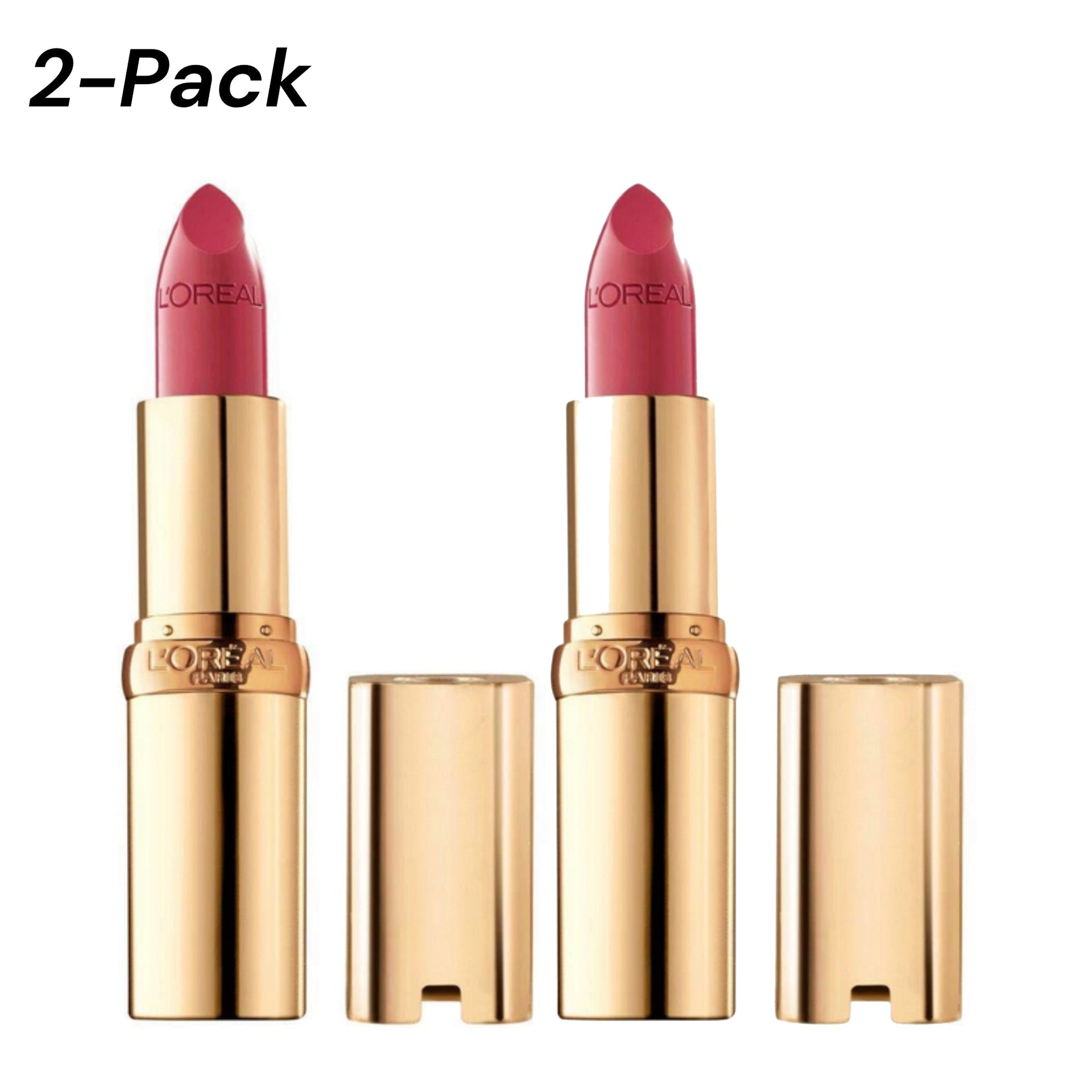 2-PACK - L'Oreal Paris Makeup Colour Riche Original Creamy, Hydrating Satin Lipstick, 766 Plum Explosion